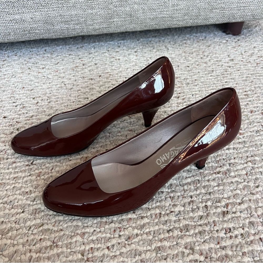 Salvatore Ferragamo Patent Leather Pumps